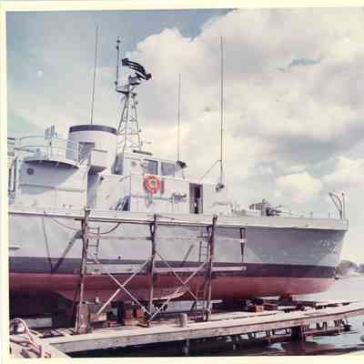 PGM-73 in drydock