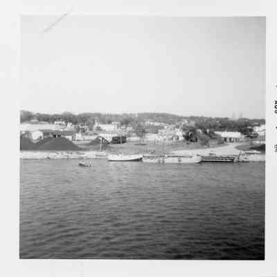 Fishing tug docked in Sturgeon Bay 1964