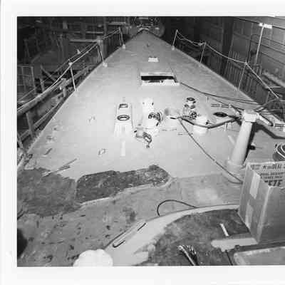 Yankee Girl foredeck under construction