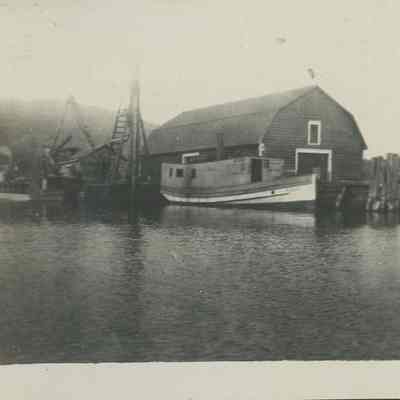 Fish tug Eagle docked