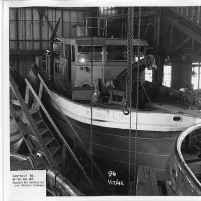 US Army L-96 inside Sturgeon Bay Shipbuilding and Dry Dock Company January 17, 1942