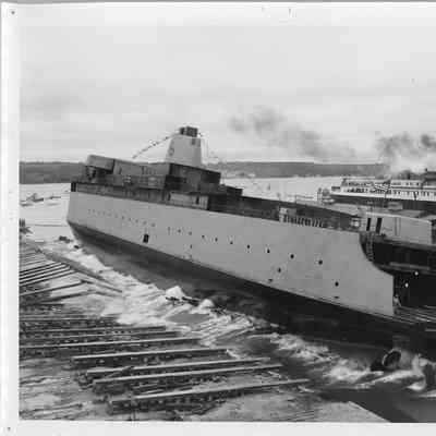 Launching of the Badger September 6, 1952
