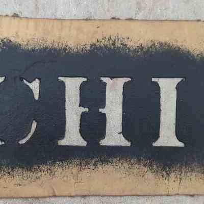 Chief Paper Stencil