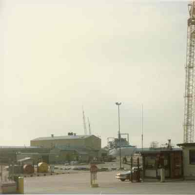 Mormoctide being converted into the Empire State at Bay Shipbuilding 1989