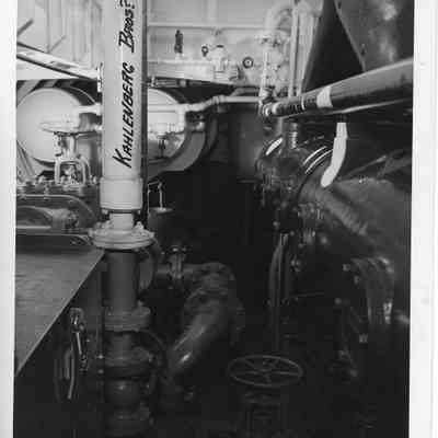 Engine room with possible Kahlenberg engine