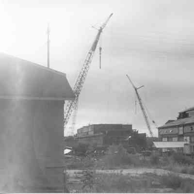 Construction of self-unloader at Bay Shipbuilding 1972