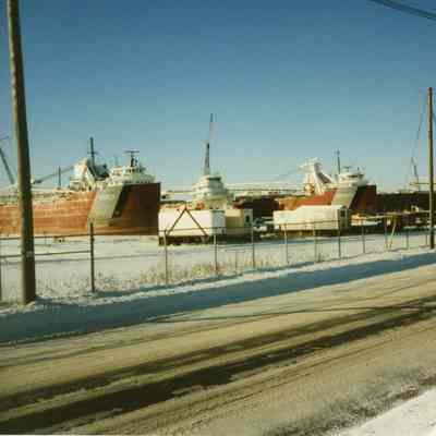 Calcite II, Paul H. Townsend, George A. Sloan, and St. Clair at Bay Shipbuilding 1994