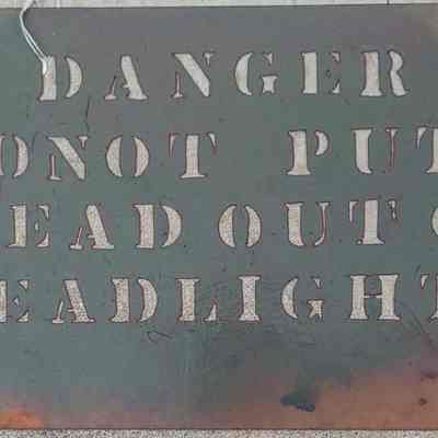 Danger Stencil
