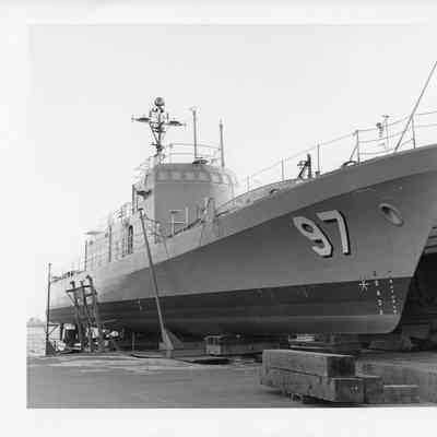 PBI vessel 97 in cradle