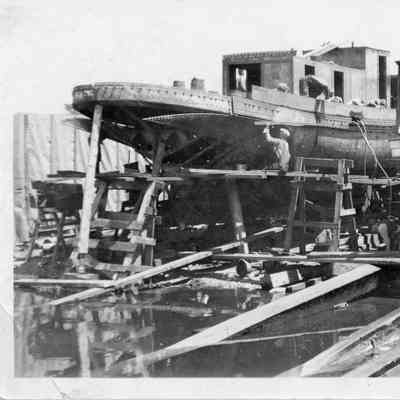 Am. Link under construction at SBSB&DD Co.