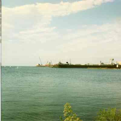Wilfred Sykes, St. Lawrent, Edward L. Ryerson, and Calcite II at Bay Shipbuilding 1994