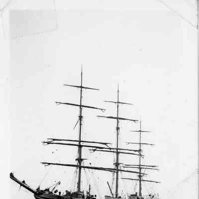 3 masted schooner Sorlandet from about 1920