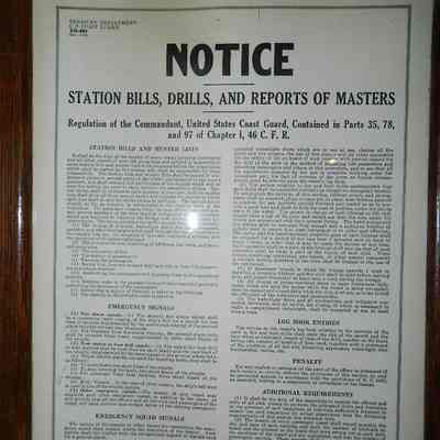 Notice Instructional Sign