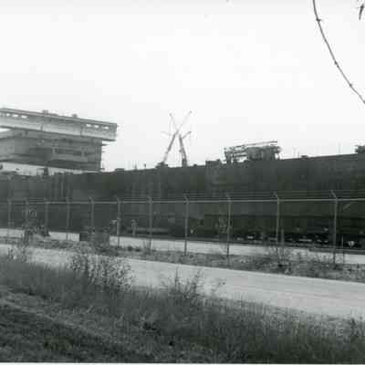 Constuction of Edwin H. Gott at Bay Shipbuilding 1978