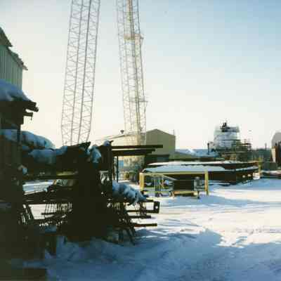 H. Lee White and Stewart J. Cort at Bay Shipbuilding 1994