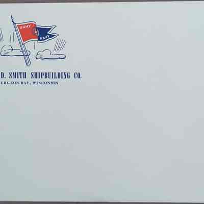 Leathem D. Smith Shipbuilding Co. Envelope
