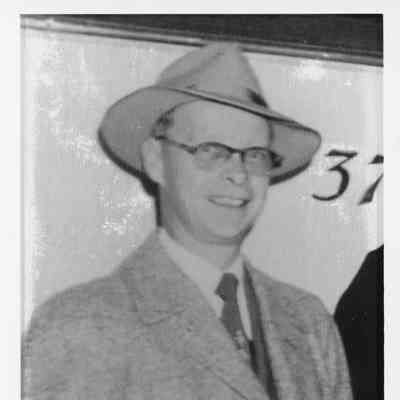 W.H. Cornell Portrait SBYC Commodore 1954