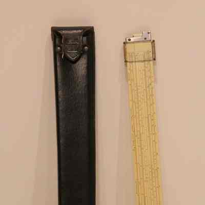 SS Humphrey Slide Rule and Case