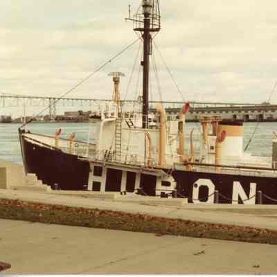 Vessel Huron at Port Huron, MI in November, 1981