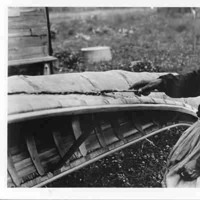 Birch Bark Canoe Construction