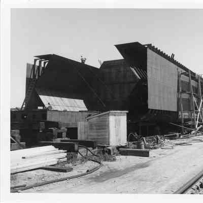 Construction of Barge G-1 at Christy Corp