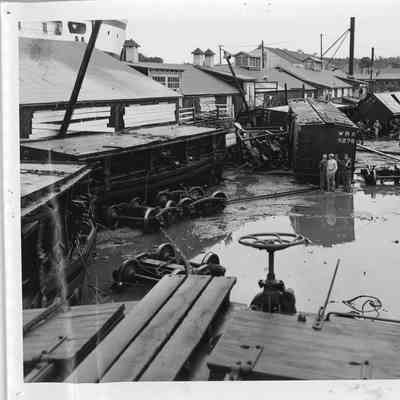 Badger post-launch damage September 6, 1952
