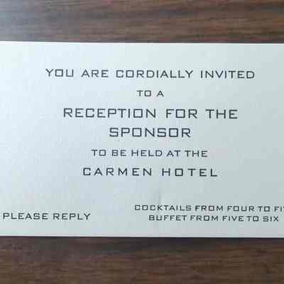Reception Invitation