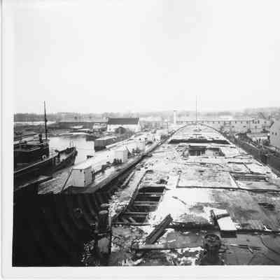 Isle royale in dry dock 1938