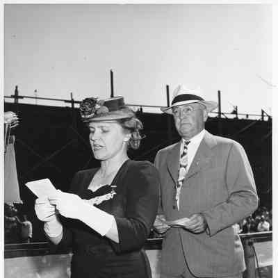 L.D. Smith and unidentified woman