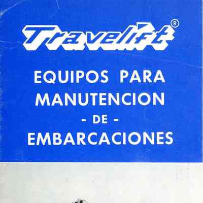 Travelift equipos para manutencion de embarcaciones