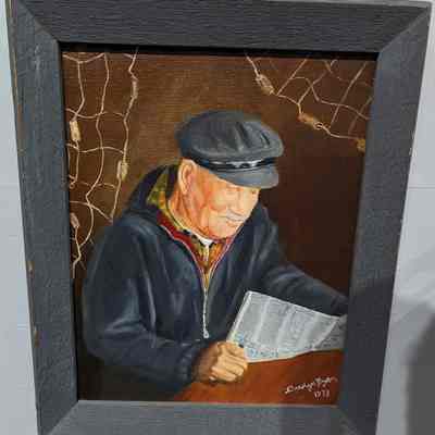 Ed Wester Framed Oil Painting