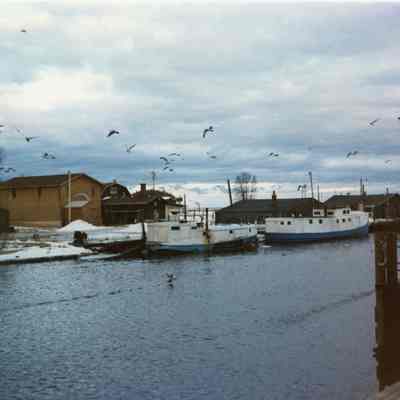 Fishing tugs Jennifer and The Tied Connection II at Algoma