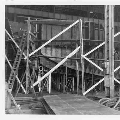 Carport under construction at Christy Corp