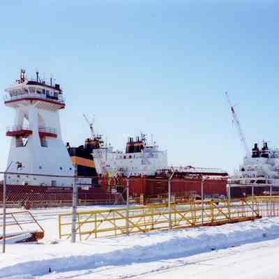 Integrated tug Dorothy Ann at Bay Shipbuilding
