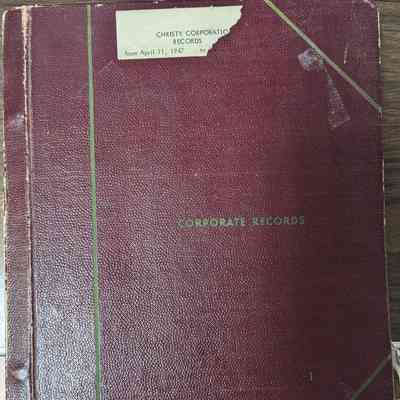 Christy Corp Meeting Minutes 1947-1951