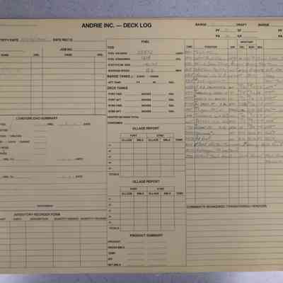 John Purves Ship Log