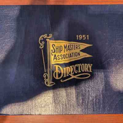 Ship Masters Assocation 1951 Directory
