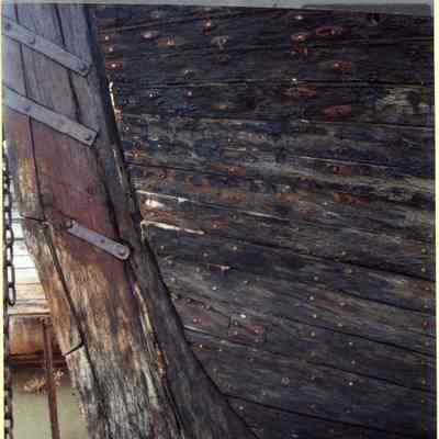 Alvin Clark forefoot detail on port side 1994