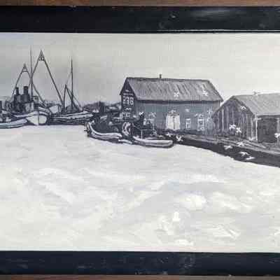 Fishing Tug Painting