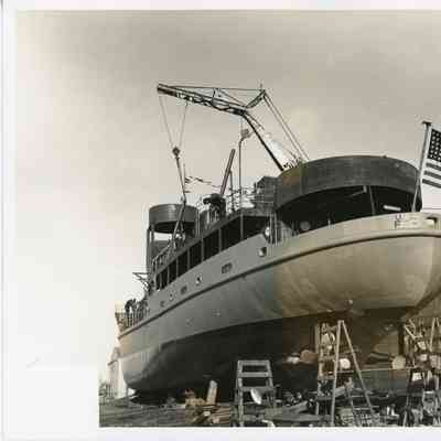 US Army FP-364 pre-launch at Sturgeon Bay Shipbuilding and Drydock Company