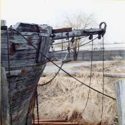 Alvin Clark view of bowsprit from starboard side 1994