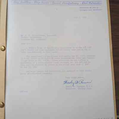 Christy Corp Fiscal Year Profit Ledger 1956-1957