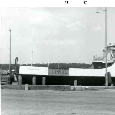 Washington Island ferry Voyageur docked 1968