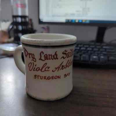 Dry land sailor Coffee Cup