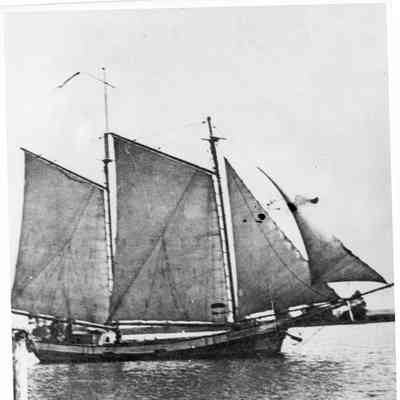 Unidentified two masted vessel