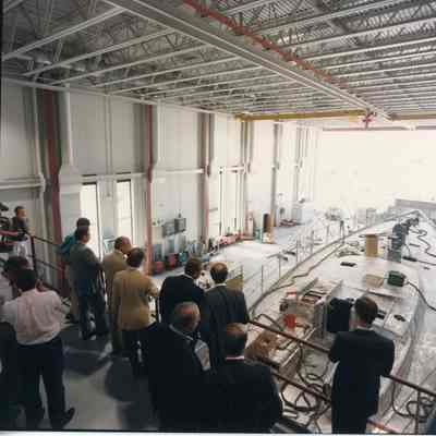 Overhead view of Palmer Johnson assmelby building 7/26/1989