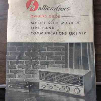Hallicrafters communications receiver manual