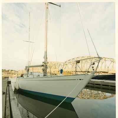 Arcadia docked at Palmer Johnson
