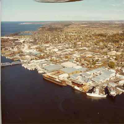 Arial view of PBI and east side of Sturgeon Bay