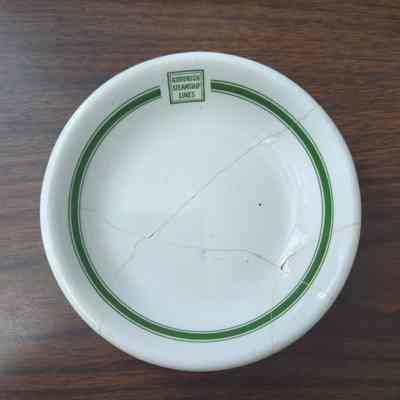 Goodrich Steamship Line Butter Dish